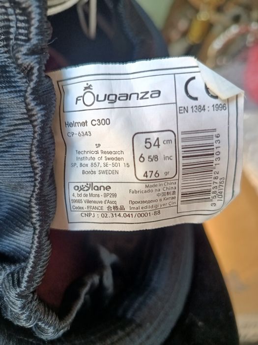 Cască echitație marime 54 cm/6 inc