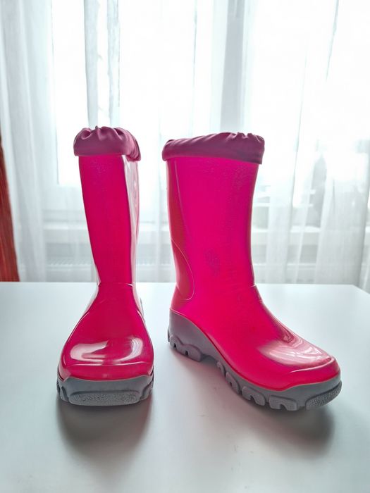 Cizme de ploaie, copii, fete, roz, 25-26, Muflon
