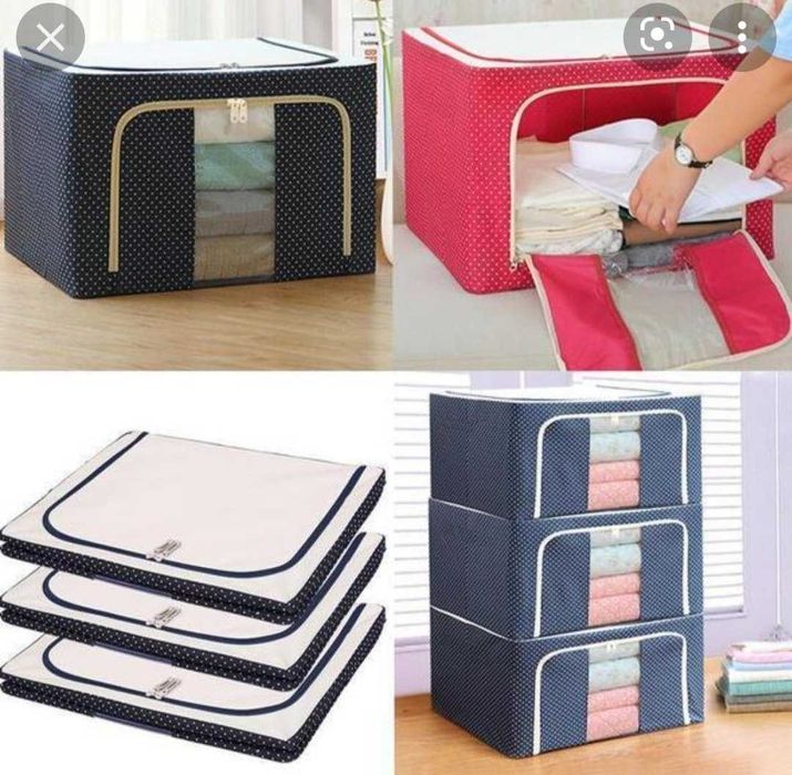 Органайзер для одежды большой вместимости 100 л, ящик для хранения