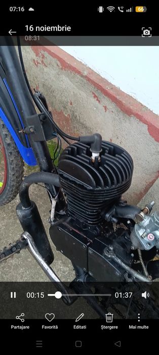 Bicicleta cu motor 100 cc