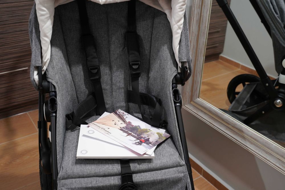 Дизайнерска количика Bogaboo Cameleon 3 Melange Grey + Бонуси Stokke
