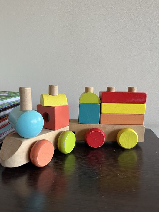 Сет дървени играчки за 12+ месеца