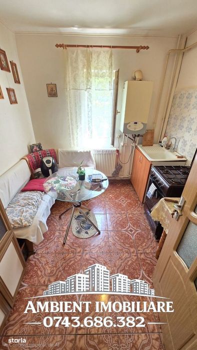 Apartament cu 2 camere, ETAJ 3, mobilat și utilat, VASLUI - zona NORD;