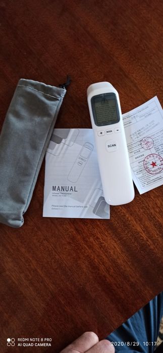 Бесконтактный термометр тела. Для детей и взрослых.