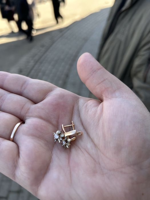 Серьги золотые 3 гр