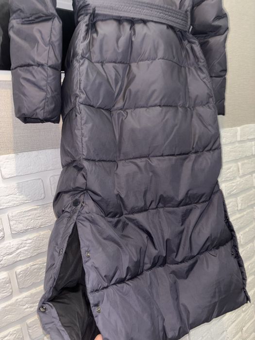 Длинная теплая зимняя куртка