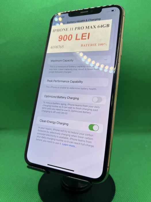 Iphone 11 pro max 64GB 100% bat•Amanet Lazar Crangasi•40987