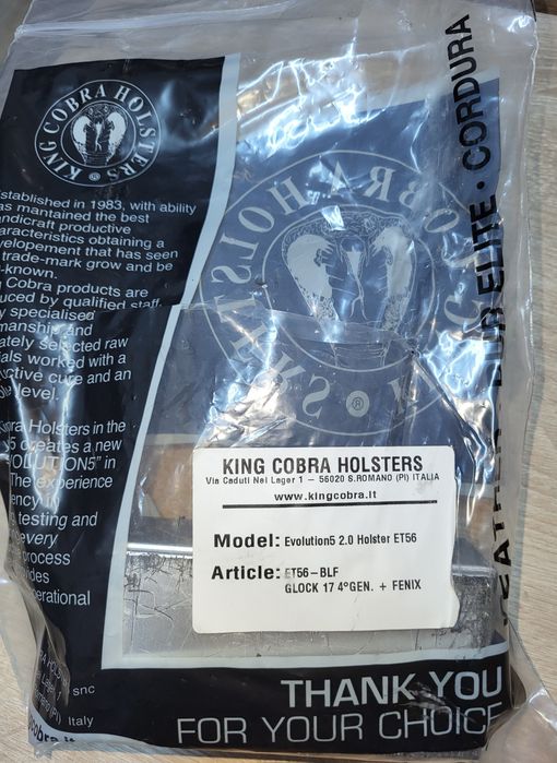 Centura tactica și Holster Glock  + lanterna Fenix