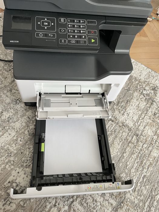 Imprimantă Lexmark MB2338 – laser, WiFi, duplex, ADF, aproape nouă