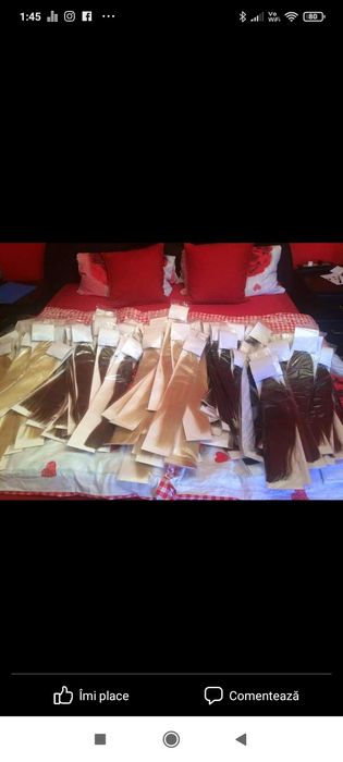 Afro hair extensii din par natural