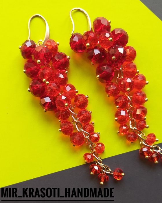 Серьги грозди от 2000тг