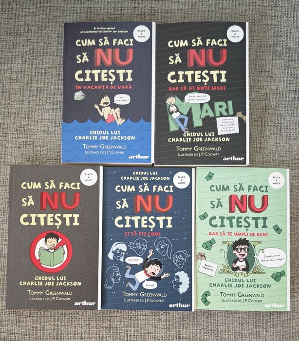 5 cărți colecția Cum sa faci să nu citesti