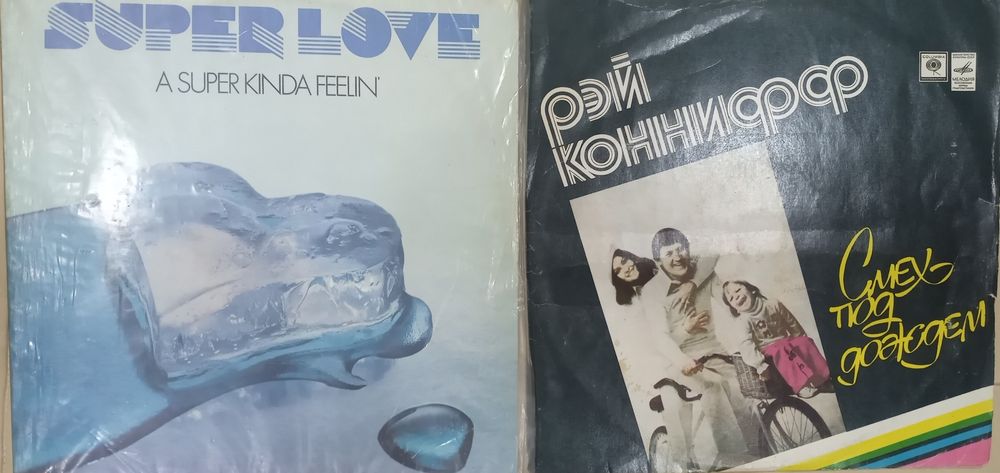 Виниловые пластинки.