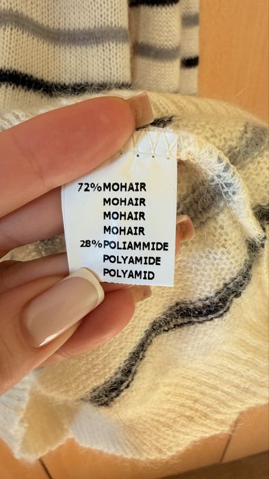 Пуловер Centro Free Time. 72% мохер. размер М