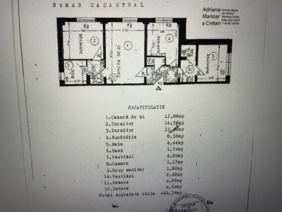 Apartamet 3 Camere Strada Turda