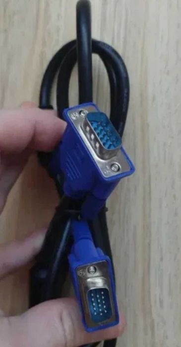 Cablu alimentare calculator / PC, monitor, imprimanta + cablu VGA.