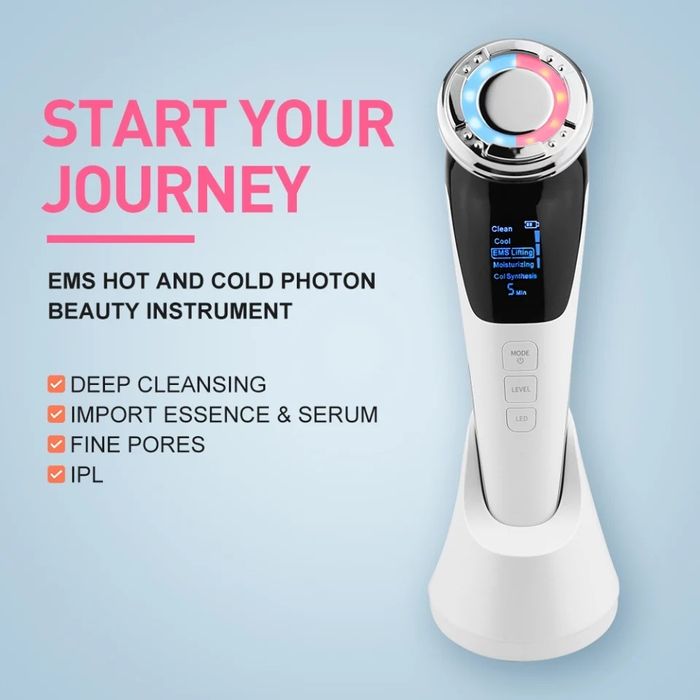 Уред с EMS 6 в 1 , Крио терапии, RF, радиочестотен лифтинг, бръчки