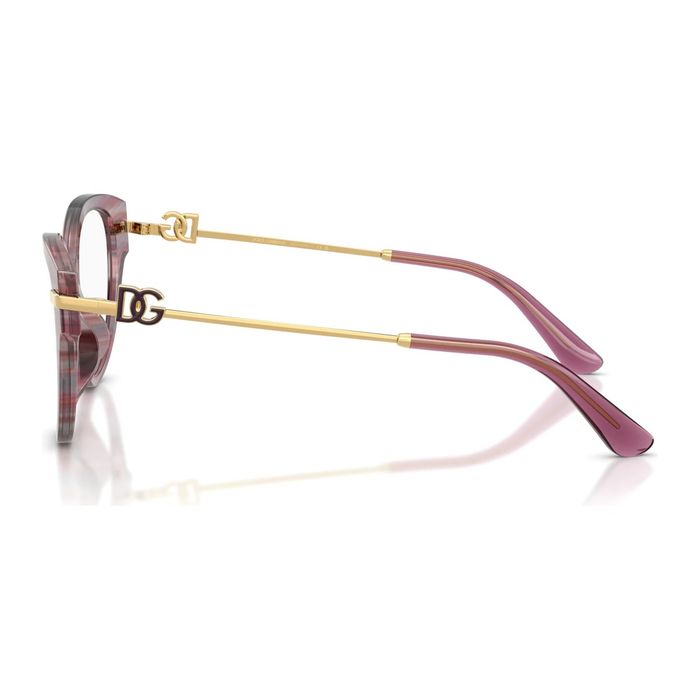 Dolce & Gabbana DG3438 3474 Striped Violet - Women's Optical Frames 51mm