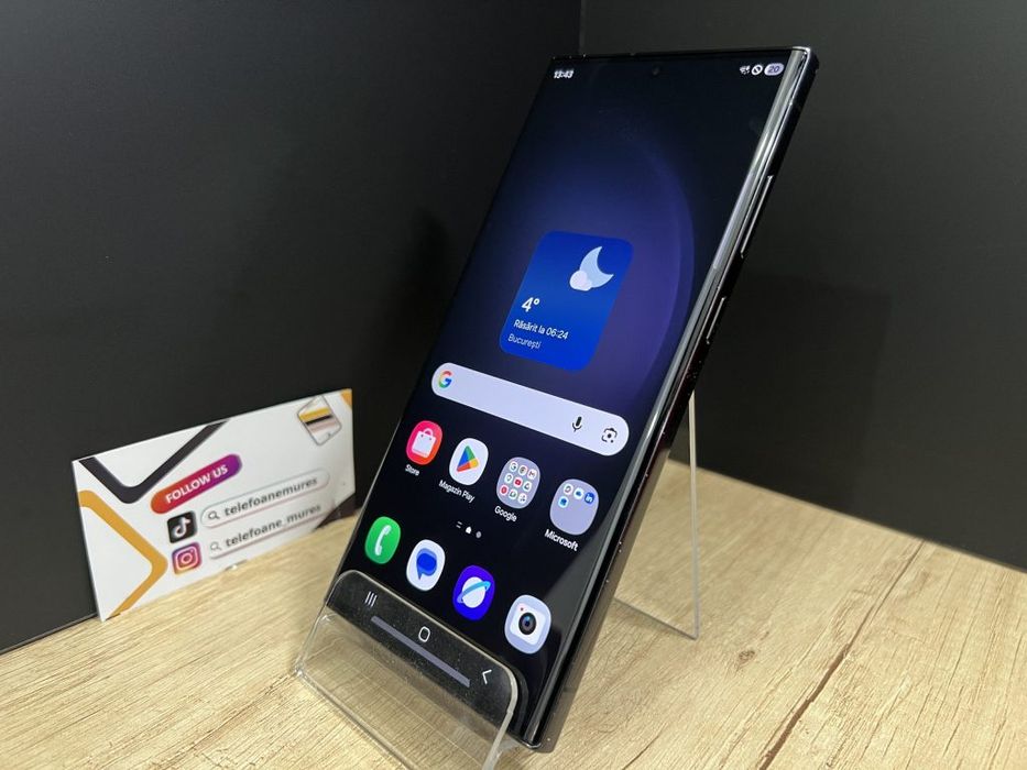 Samsung Galaxy S23 Ultra 256Gb Phantom Black Second-Hand Bun 3 ani gar