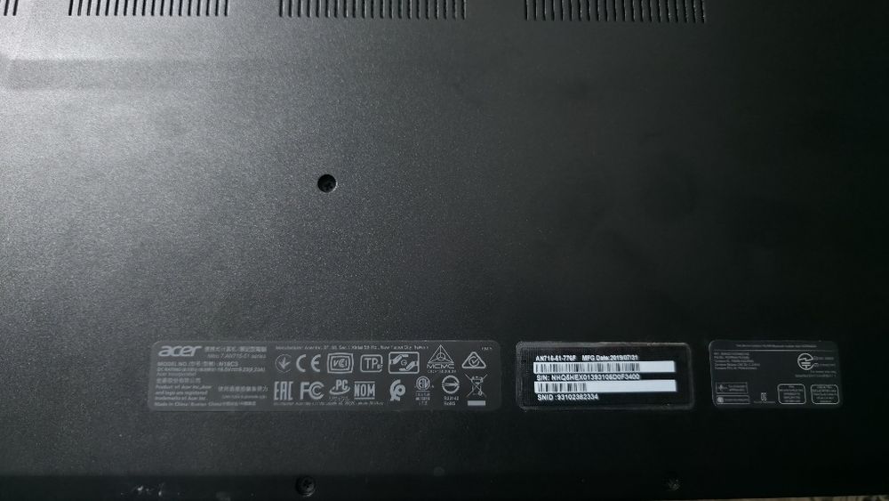 Laptop ACER NITRO 7 impecabil SCHIMB