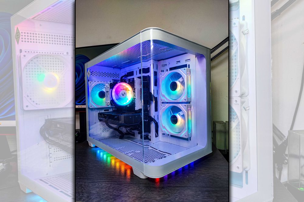 Нов! Ryzen 5 7500F, RTX 5060, 16GB DDR5 RAM, 1TB SSD NVMe, WIFI, Bluetooth