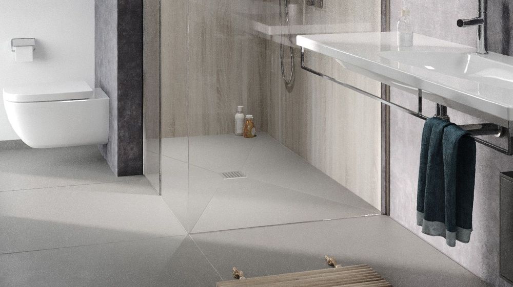 Walk-in Sistem de Duș la nivelul podelei