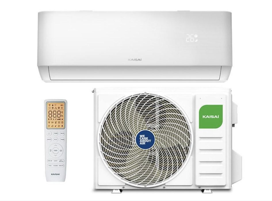Продавам климатик KAISAI WHITE PRO HEAT+ – 12 000 BTU