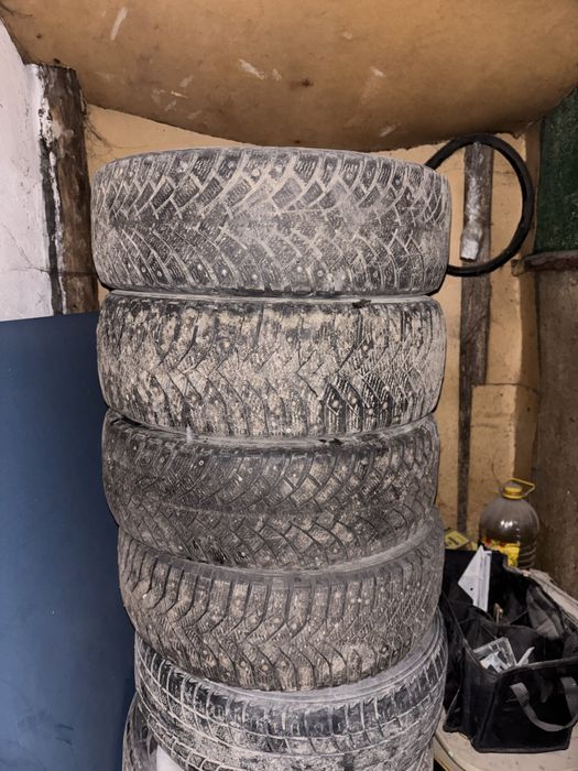 Титанки тайота R16 +4 зимние щины