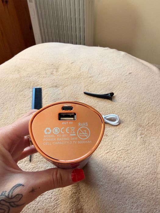 Frilla Beauty USB маша за коса. Нова  – компактна и удобна за пътуване