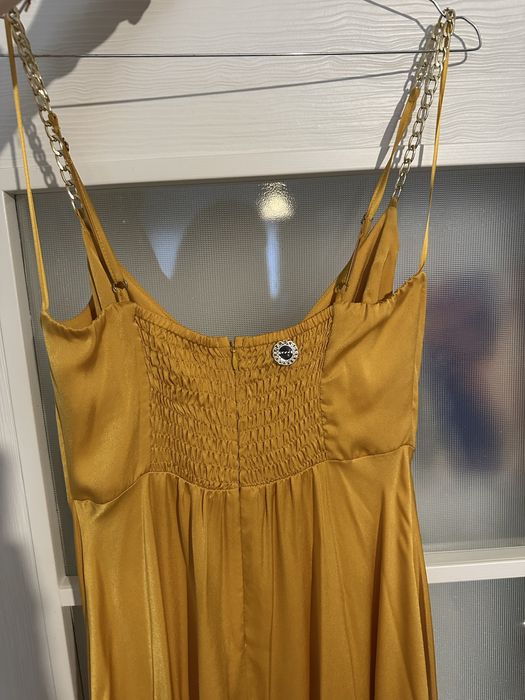 Дълга официална рокля Lynne 40 жълта