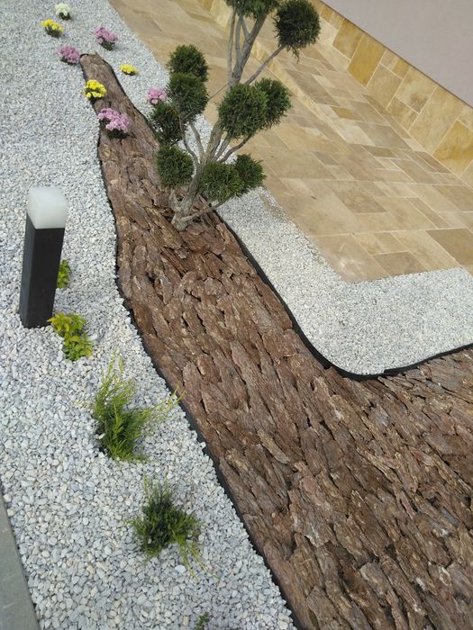 Боров мулч - дребен и едър, за декорация , Трици и талаж.