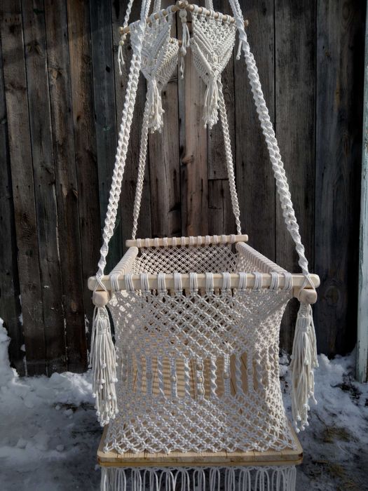 Колыбелька макраме ручной работы