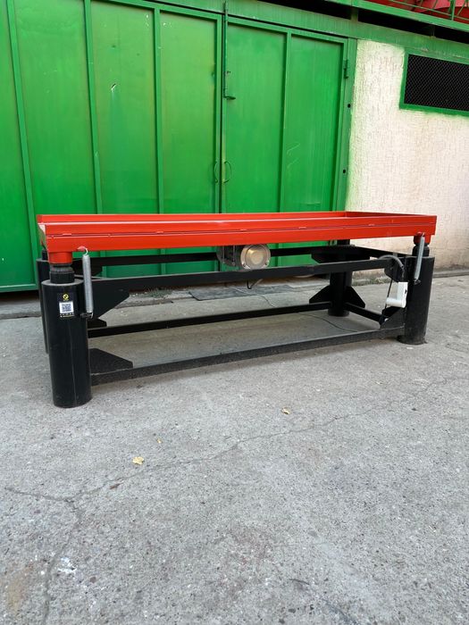 Вибростол для брусчатки, тротуарная плитка, еврозабор