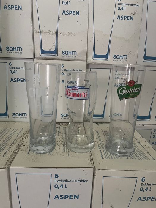 Vand pahare Noi Bere 400 ML ,engros sau la bucata