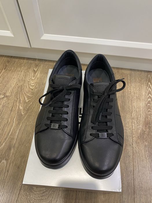 Мужские кожаные кеды премиум