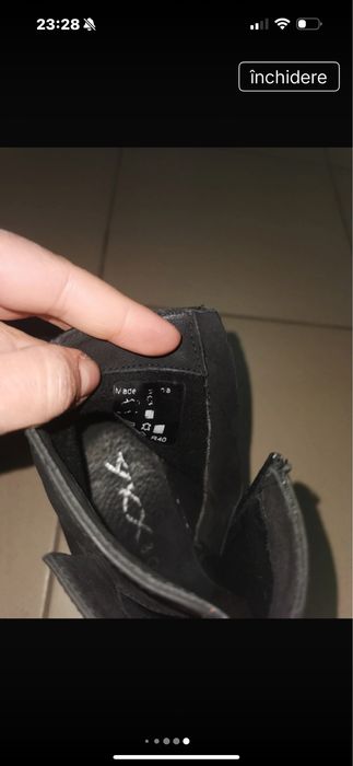 Botine de dama YFK, din piele