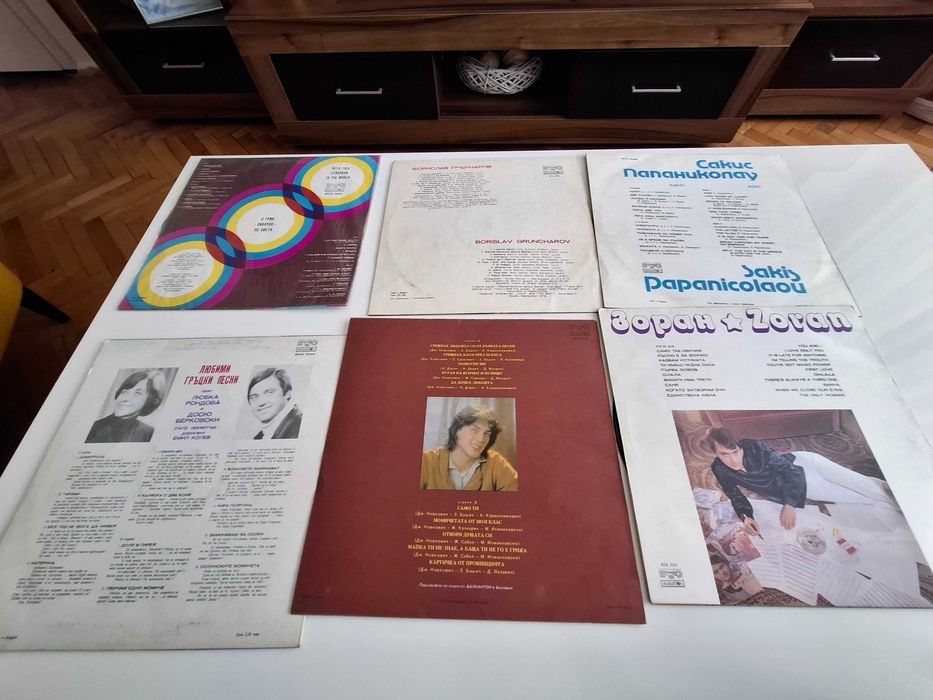 Български и гръцки грамофонни плочи
