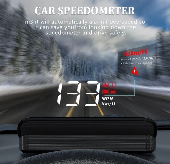 Head up display auto universal usb