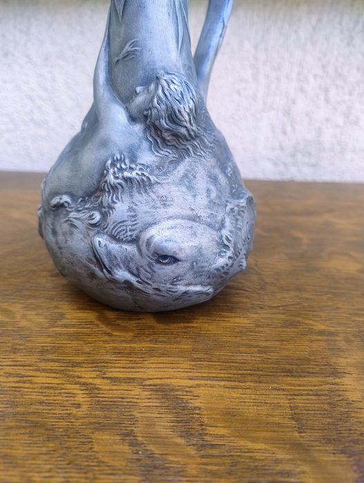 De vânzare carafa/vaza veche Art Nouveau semnata Gravier