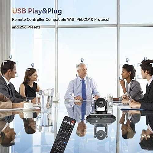 Нова Tenveo PTZ камера 1080P за стрийминг разговори конференция срещи