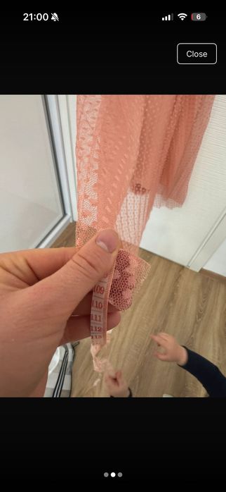Rochie pastelată midi din tulle, mărimea 40