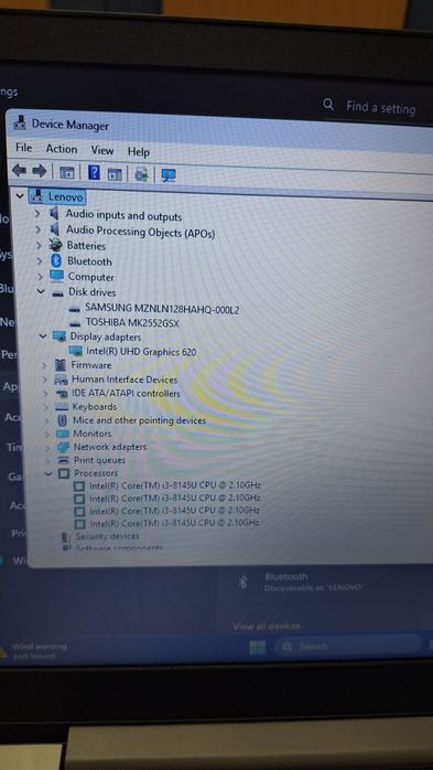 Laptop slim Lenovo Ideapad S145-15IWL