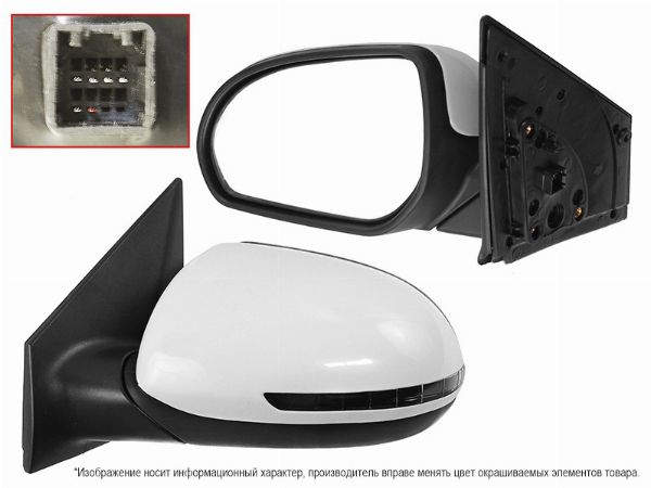 Зеркало  Kia Rio