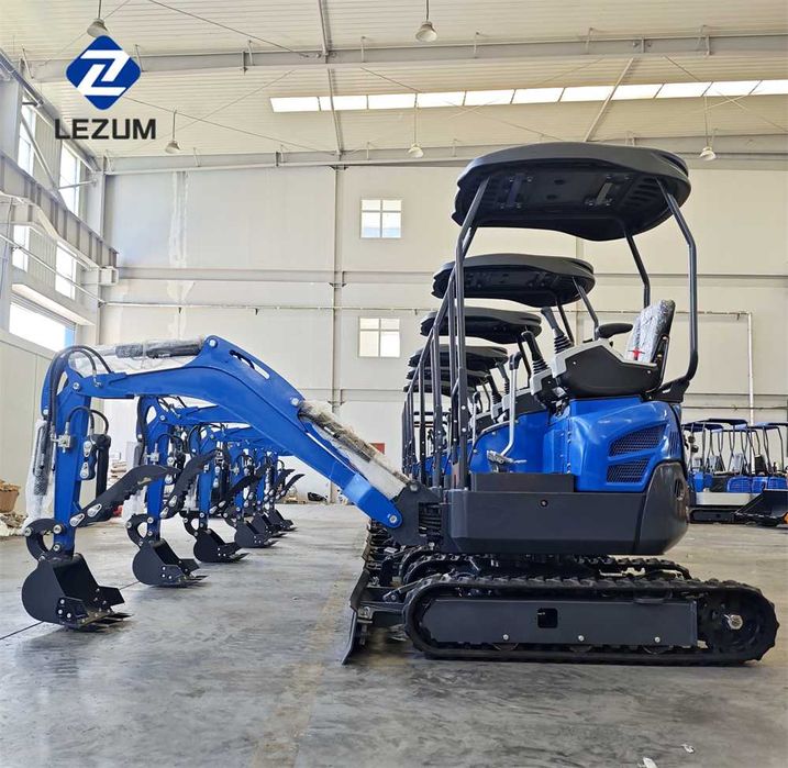 LEZUM DY18 Китайски мини багер, чисто нов, на намалена цена.