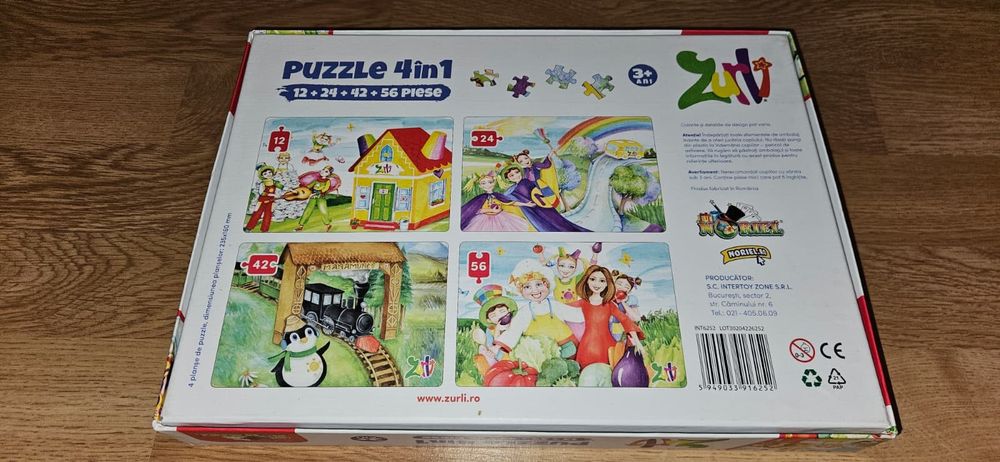 Lot mare  puzzle-uri 4 in 1