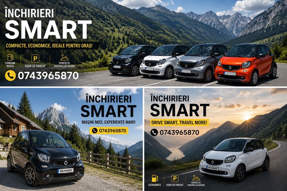 Închiriez Smart Fortwo