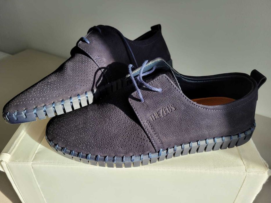 Pantofi Barbati THEZEUS / Piele intoarsa / 42