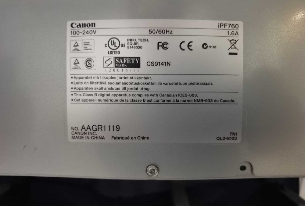 Printer Canon IFP 760 + cartuse originale