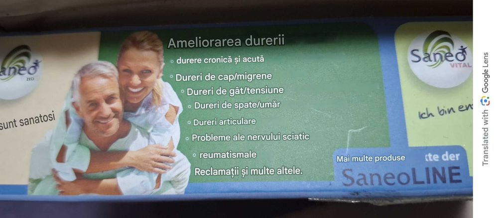 Aparat masaj fizio SaneoSPORT EMS electrostimulare fizioterapie