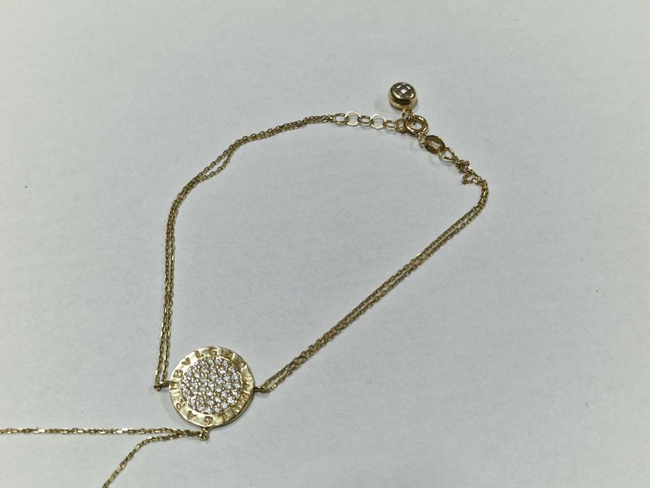 Златна гривна за китка / глезен и пръст 14К / 5,27 гр.